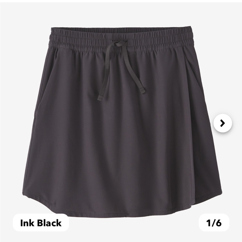 Patagonia Black Fleetwith Skort